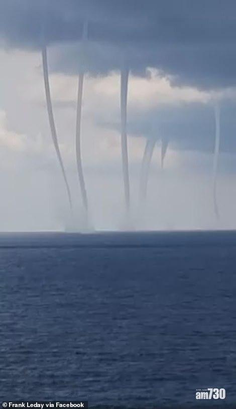 兩熱帶風暴料集結墨西哥灣 六股水龍捲同現成奇景(有片)