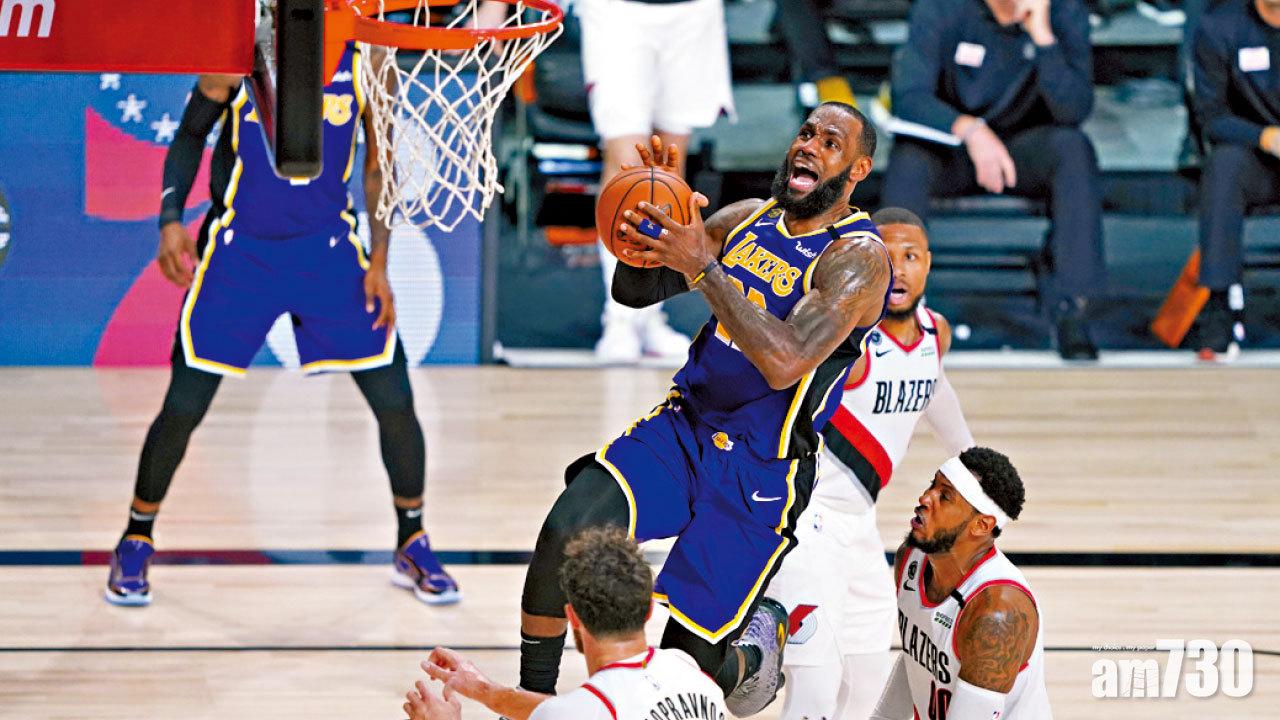 占士轟38分 湖人再挫拓荒者