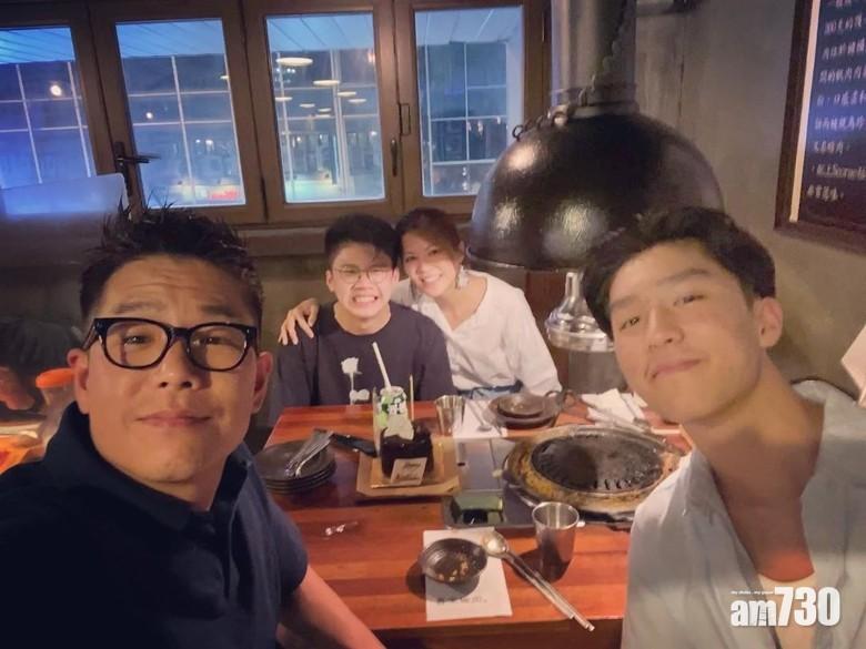 為細仔慶祝生日 林曉峰康子妮再合體 