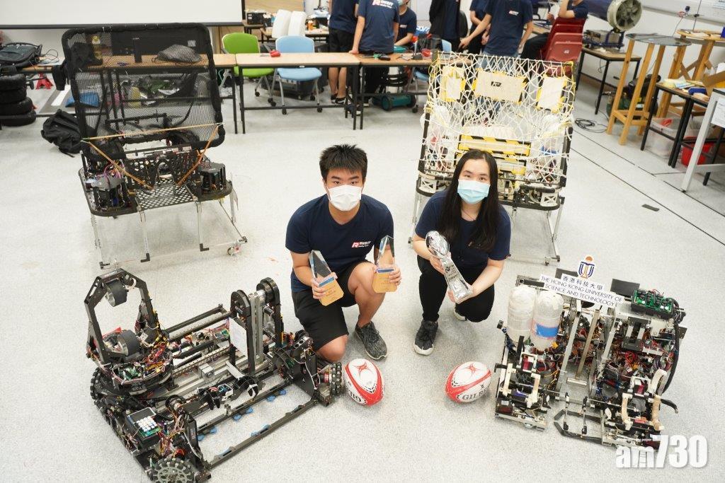 科大工程學生上演七機械人欖球示範賽奪冠
