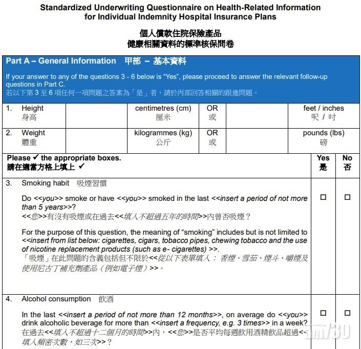 【自願醫保】保聯推標準化問卷 簡化醫保銷售程序