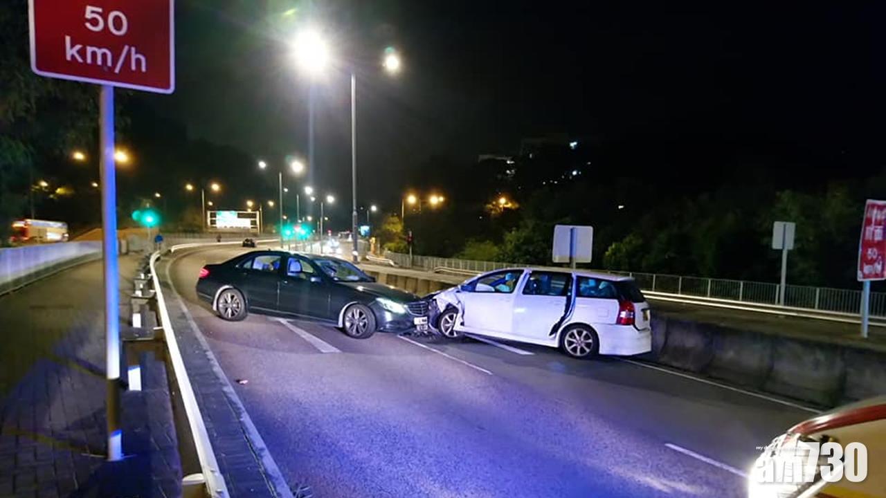 平治大欖逆線撞七人車釀兩傷　司機拔匙棄車逃跑