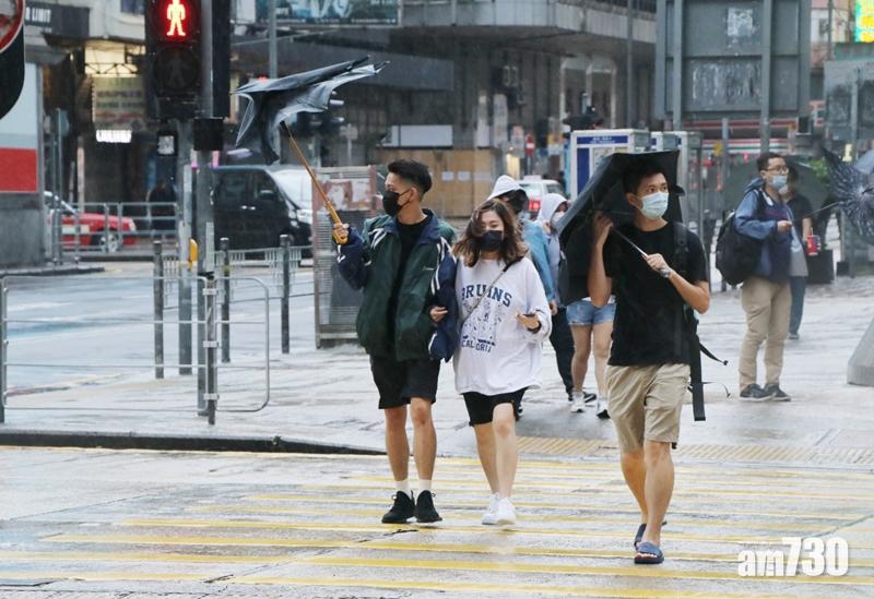 【浪卡襲港】天文台：考慮在下午6時至8時改發三號波