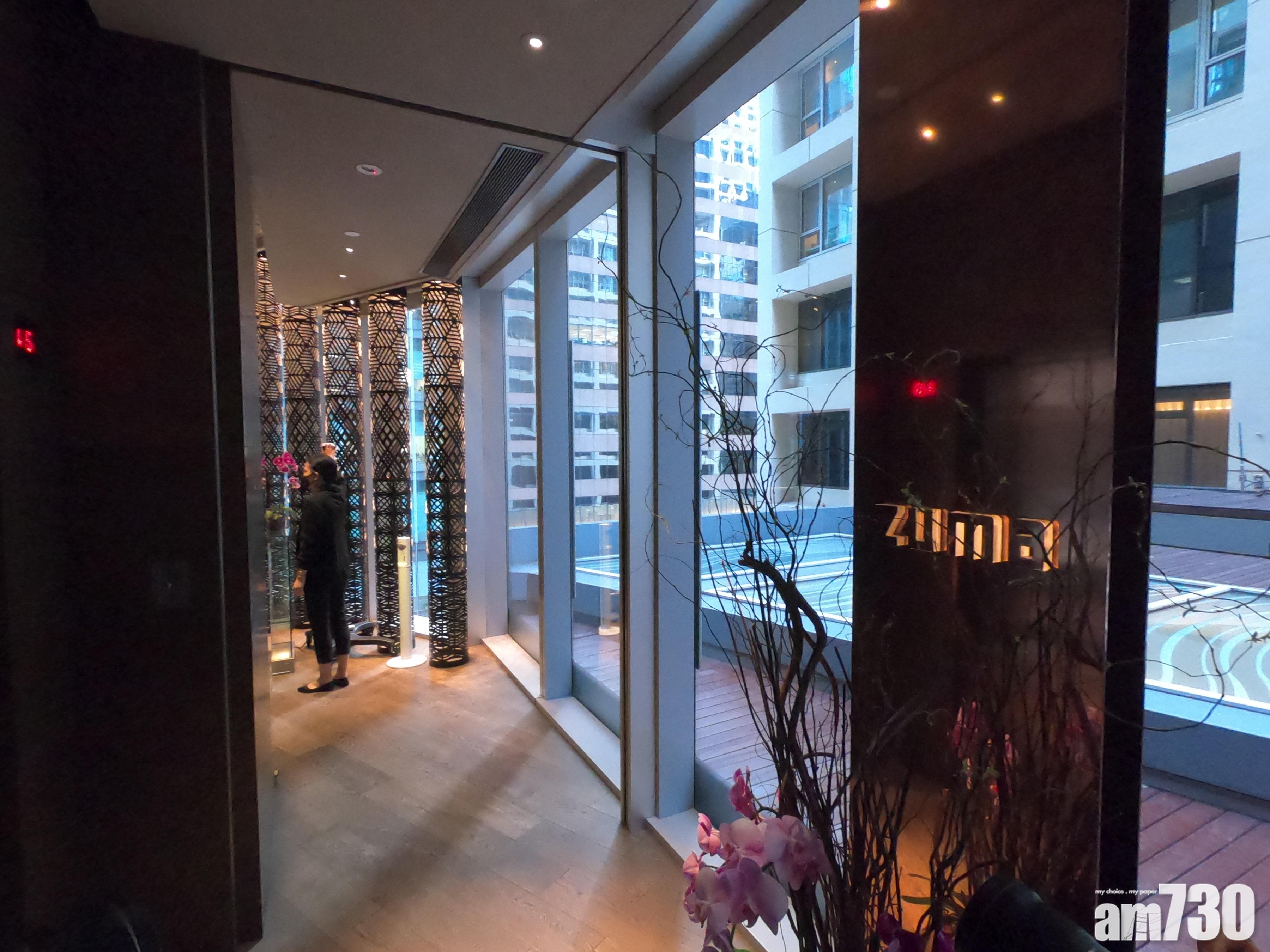 【新冠肺炎】確診翁曾光顧置地Zuma　餐廳暫關閉消毒