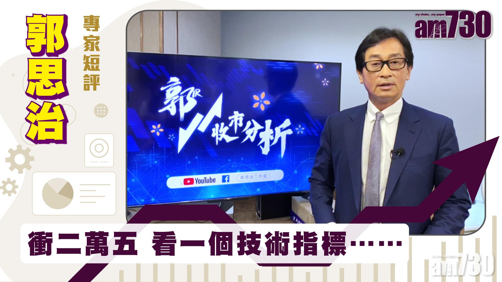 【郭思治專家點評】衝二萬五 看一個技術指標……