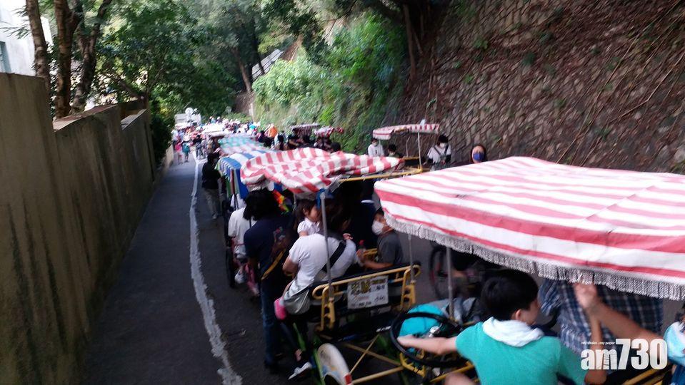 【網上熱話】大美督塞單車　網民：以為出埃及記