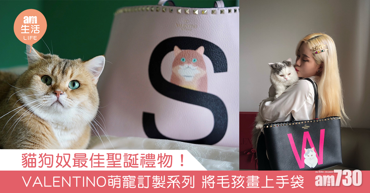 貓狗奴最佳聖誕禮物！VALENTINO萌寵訂製系列 將毛孩畫上手袋