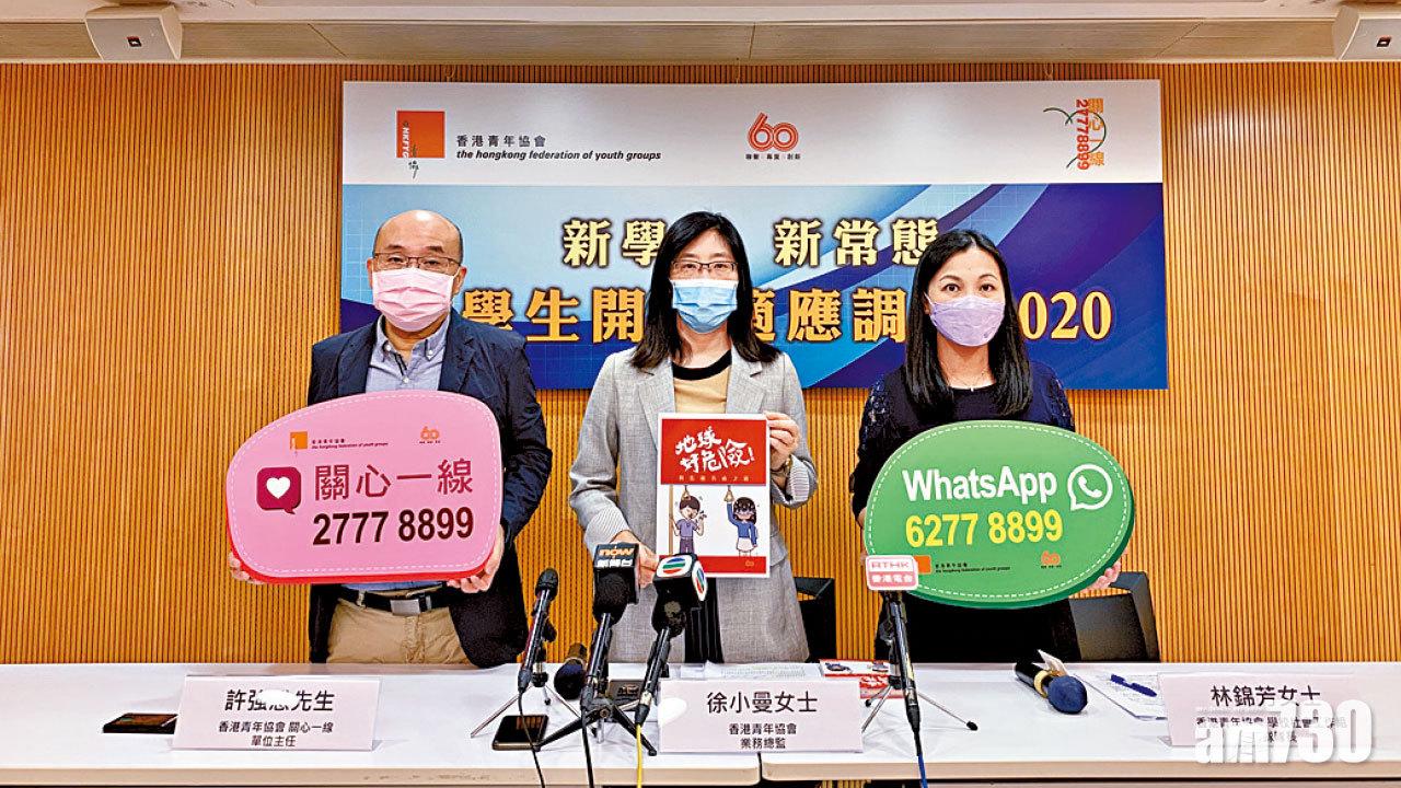 青協: 過半中學生壓力指數偏高