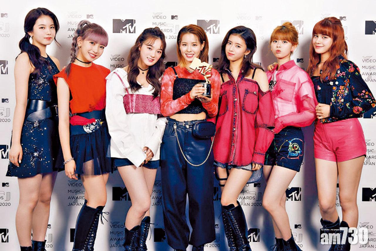 韓團NiziU獲日本MTV獎