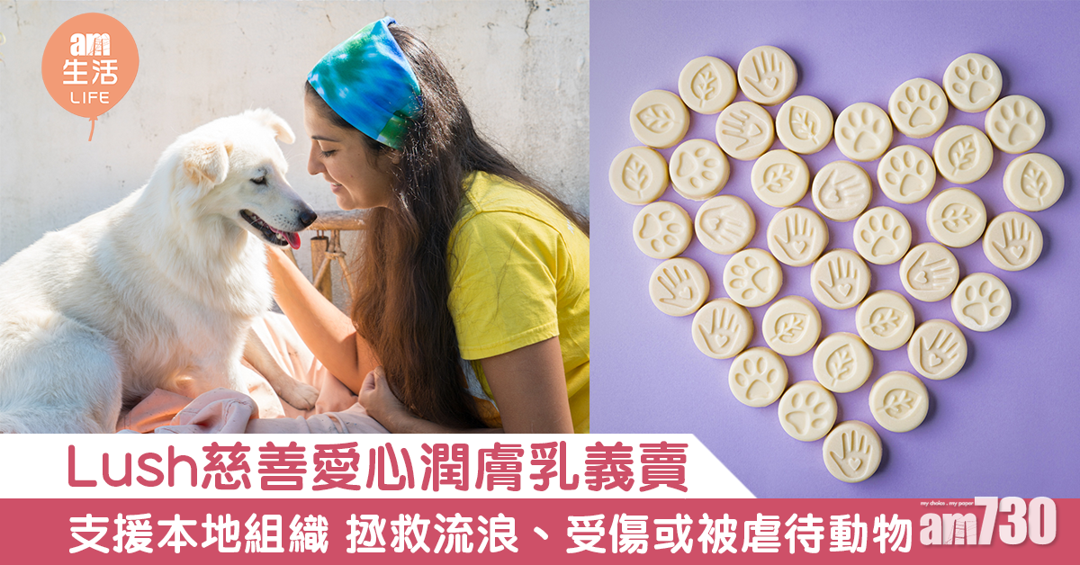 Lush慈善愛心潤膚乳義賣 支援本地動物救援工作 拯救流浪、受傷或被虐待動物