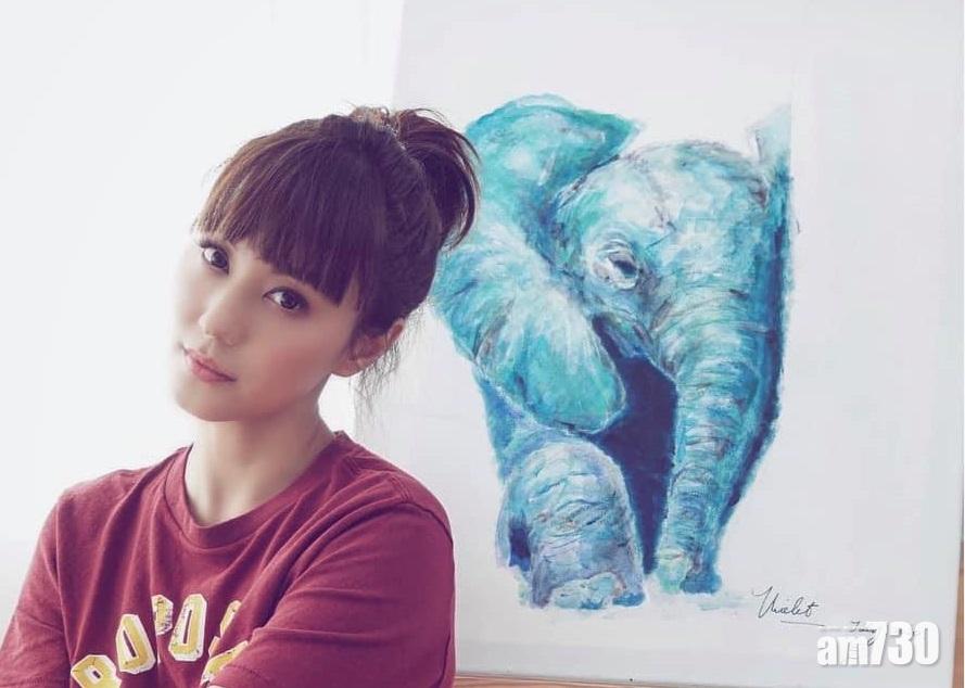 【女神畫家】劉心悠重拾畫筆技驚全場  不排除開畫展