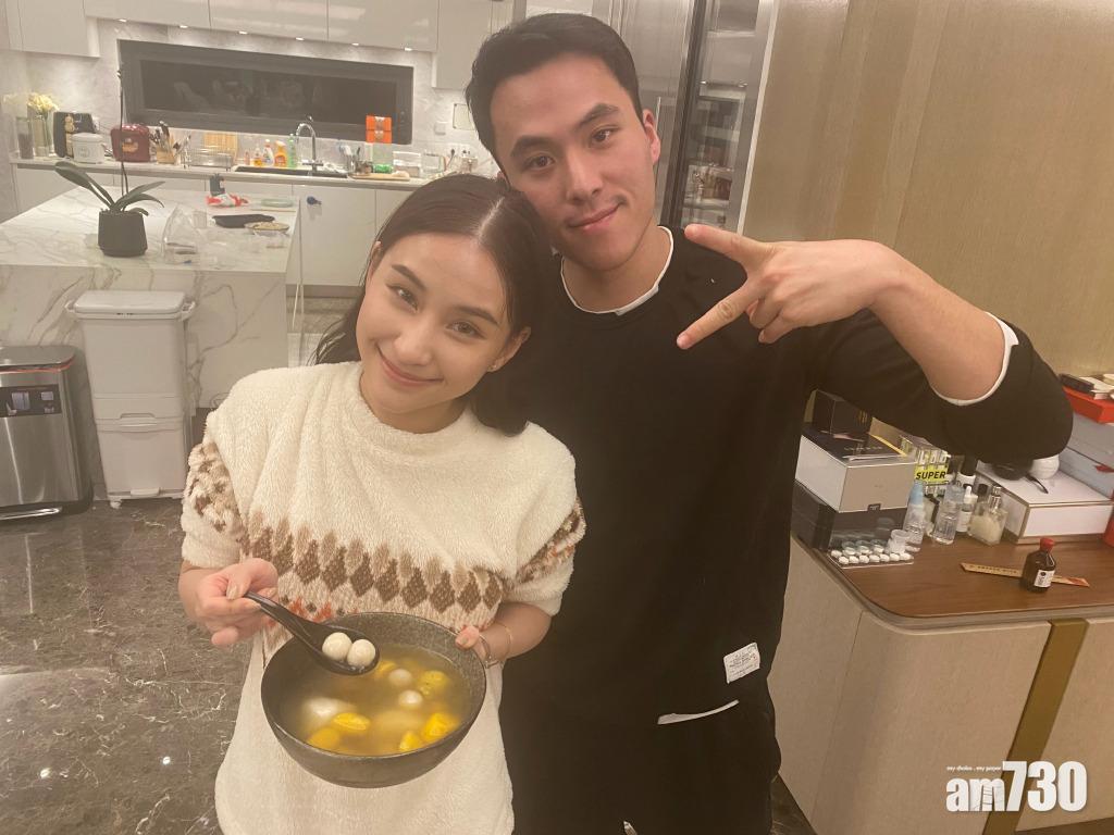 順道探前妻？猷啟北上與超蓮過節