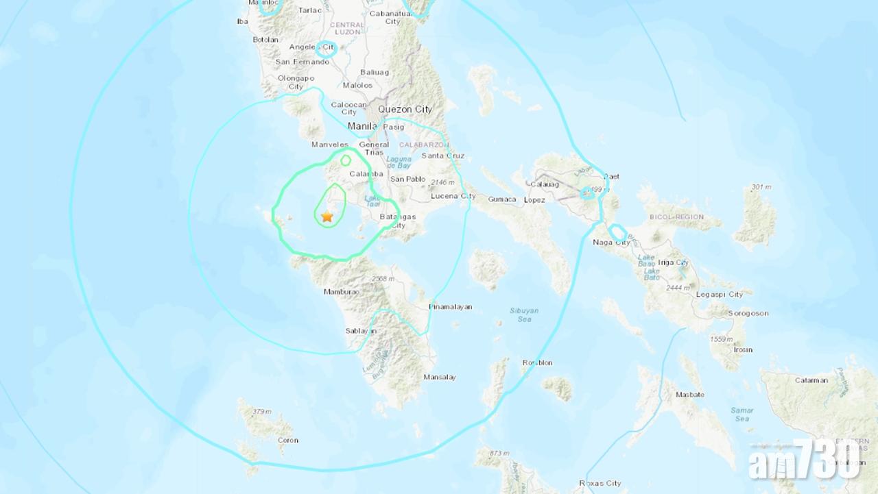 菲律賓6.3級地震 馬尼拉亦感震動
