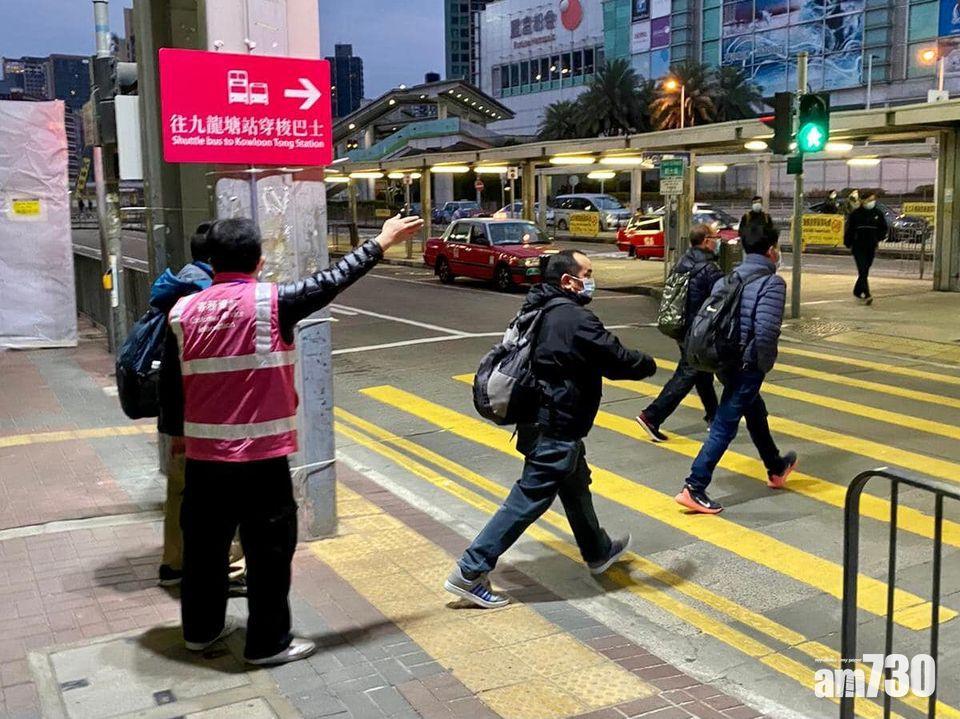 港鐵今停東鐵綫旺角東至紅磡站服務 接駁巴士至今早11時服務2400名乘客