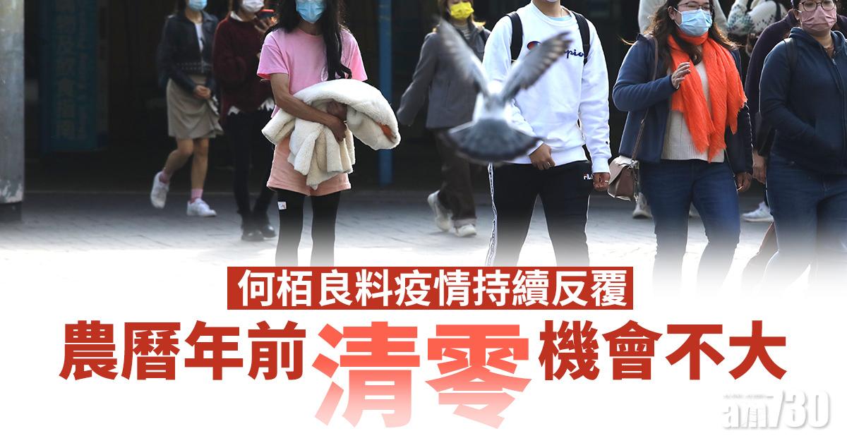 【新冠肺炎】何栢良料疫情持續反覆　農曆年前清零機會不大