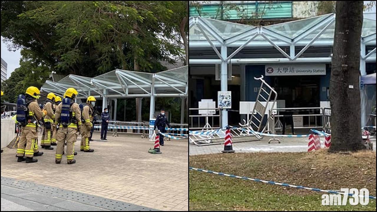 【更新】中大保安被潑不明粉末　校方嚴厲譴責全力助警調查