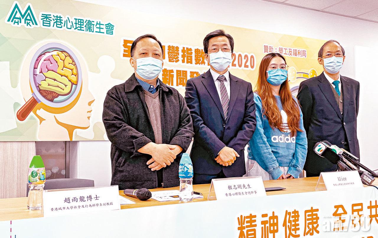 青年最傷 疫情政治環境夾擊 兩成人中至嚴重抑鬱創新高