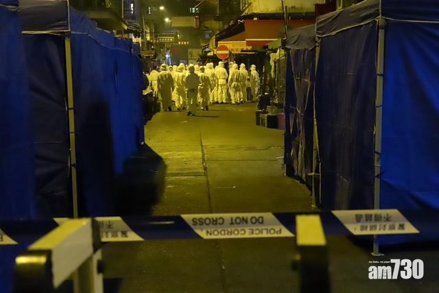 新冠肺炎｜凌晨「圍城」下的佐敦　街道封鎖職員武裝如戒嚴(圖輯)