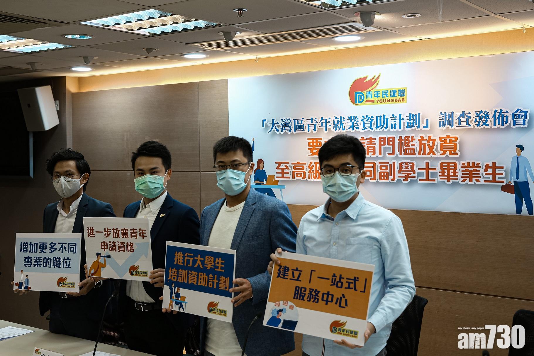 八成青年認為大灣區就業計劃工種選擇少