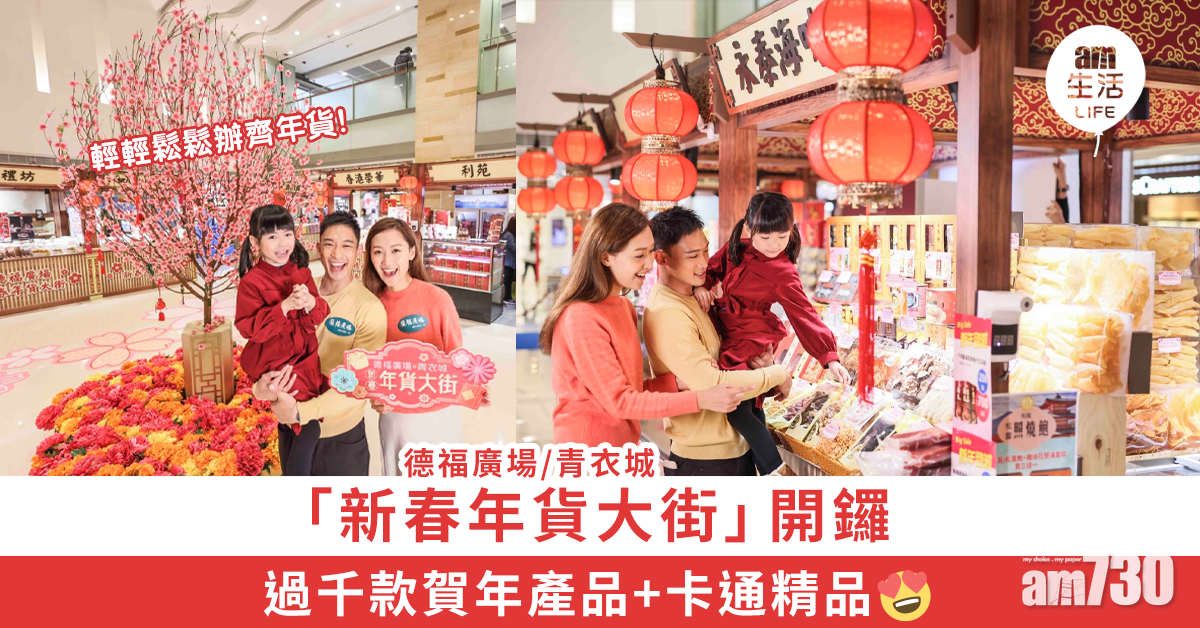 「新春年貨大街」開鑼  過千款賀年產品 開心入貨