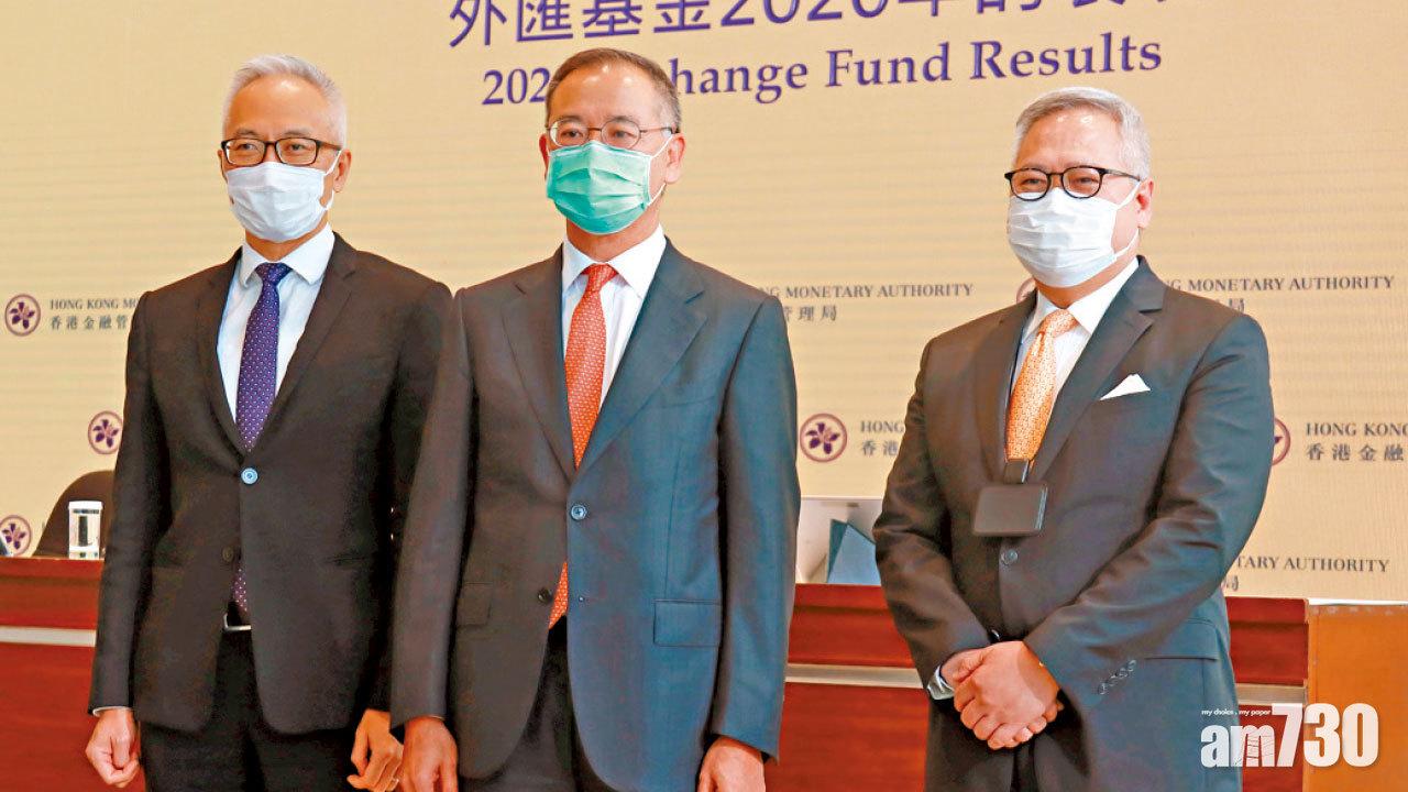 股債支撐 人均獲利2.6萬 外匯基金賺2千億 跌25%