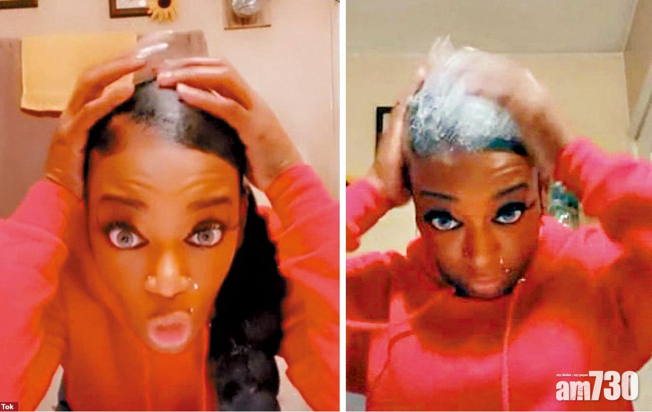 超強定型噴霧如膠水  美女長髮黐頭一個月求醫