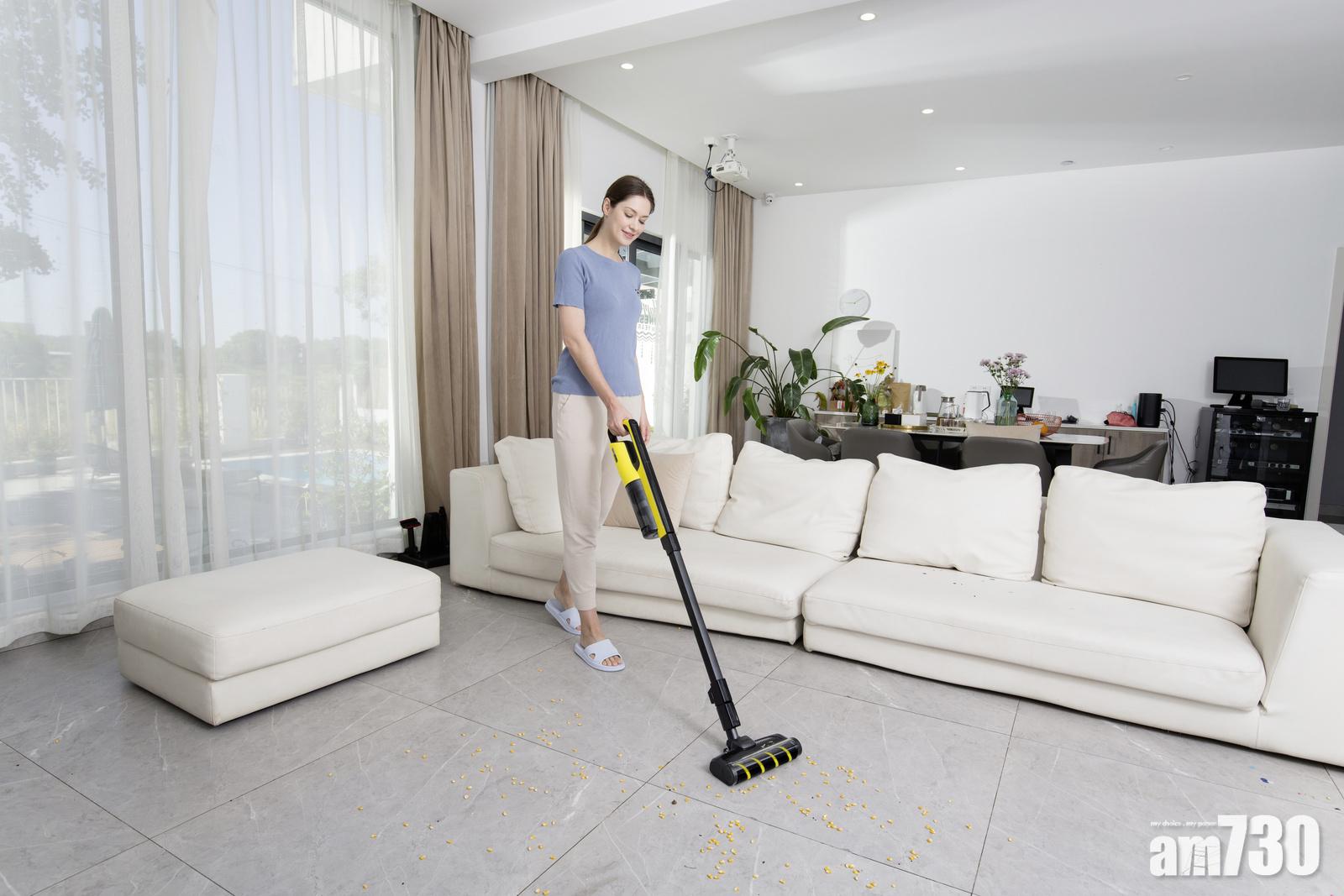 Kärcher最新無線吸塵機　專利L位手柄打掃夠順手