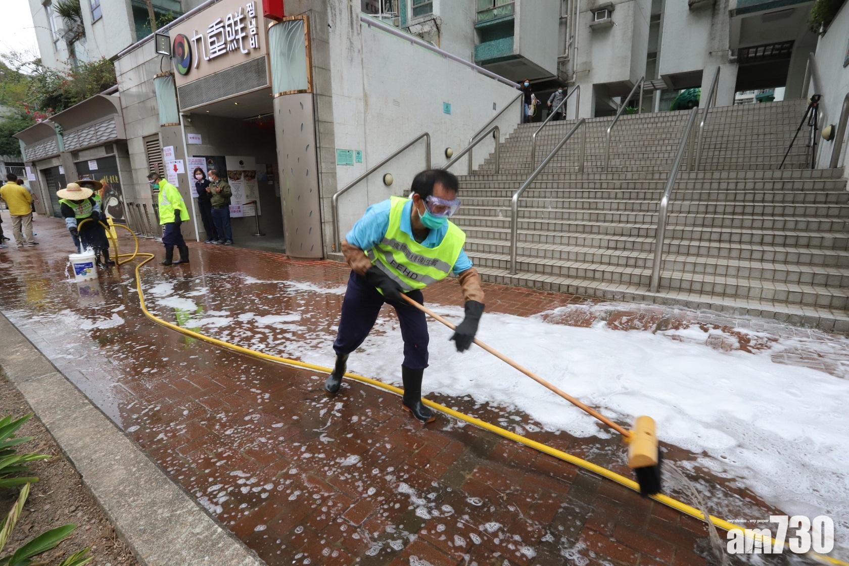 新冠肺炎｜食環署為確診單位設消毒隊　最少一衞生督察兩清潔工組成