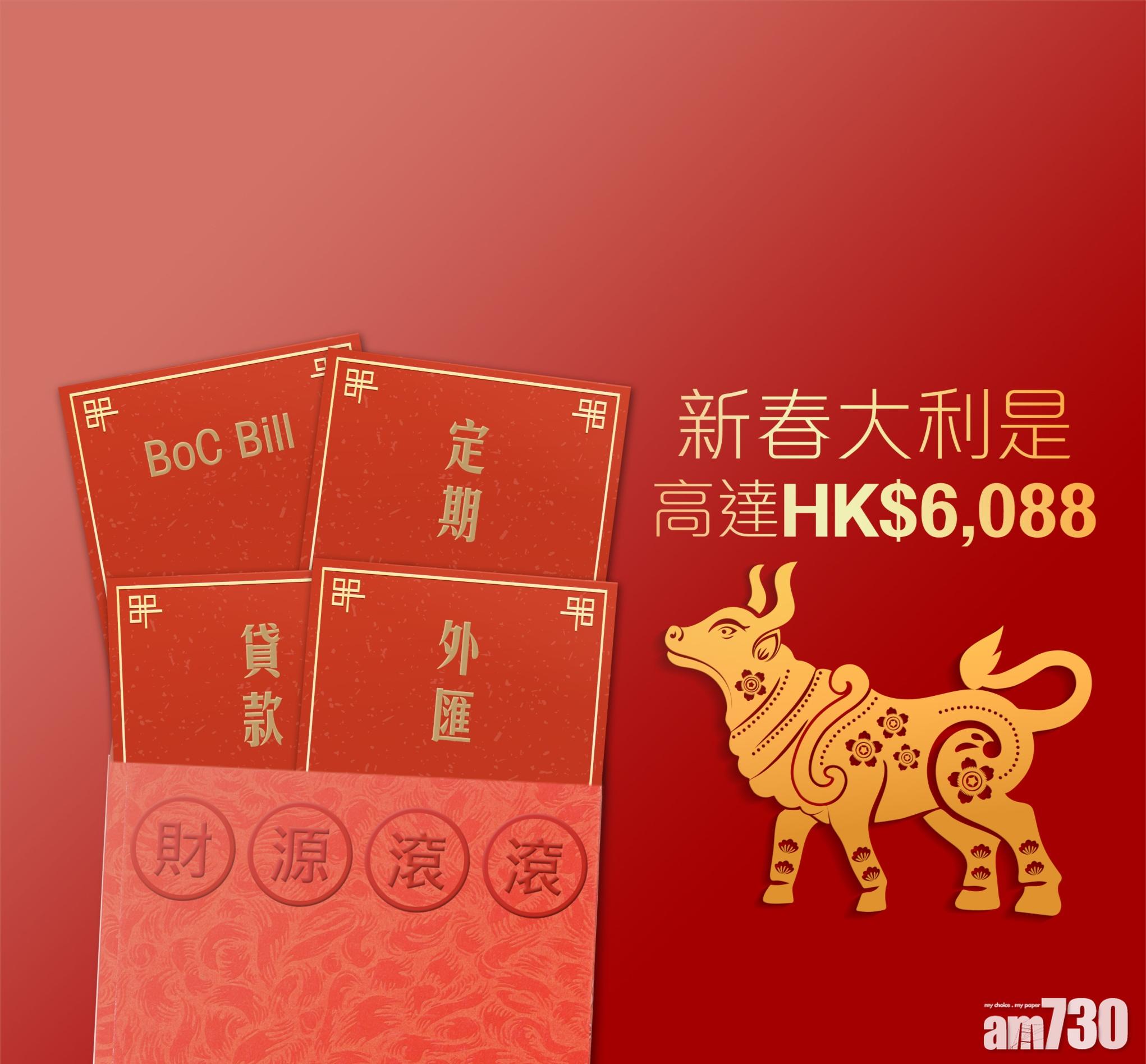 企業優惠｜中銀推6088元中小企新春大利是優惠  