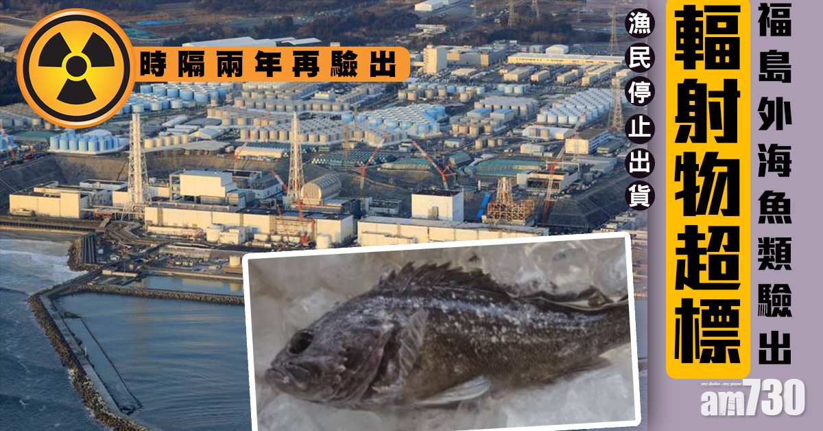 核洩漏疑慮｜福島外海魚類驗出輻射物超標 漁民停止出貨