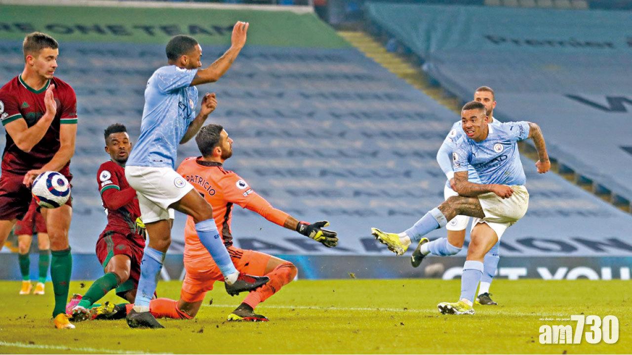 曼城21連勝 英超奪標機率升至99.9%