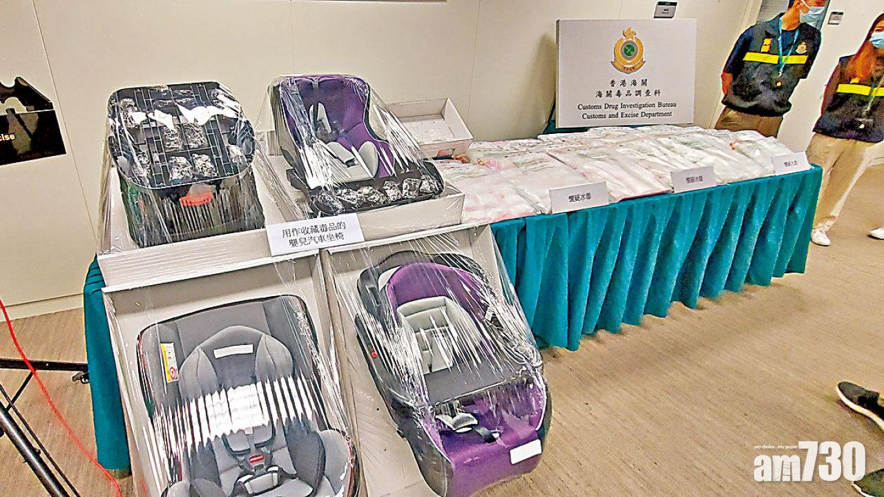 首破自助貨櫃場作中轉站 海關檢51.5公斤毒拘兩漢