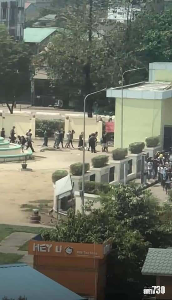 緬甸政變｜加強打壓 仰光軍警封區搜捕罷工鐵路工人