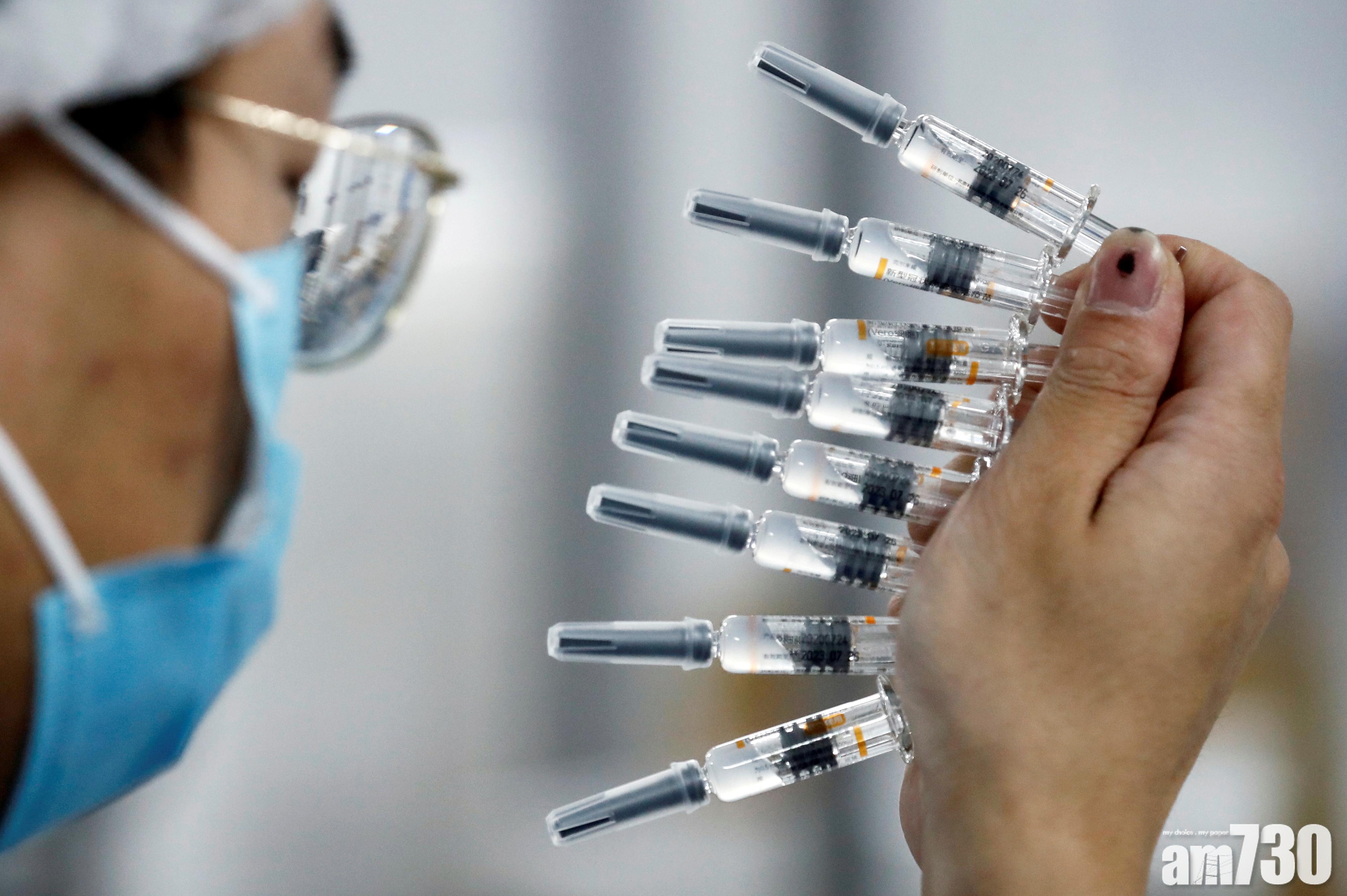 新冠疫苗｜69歲男子打科興疫苗後面癱已出院