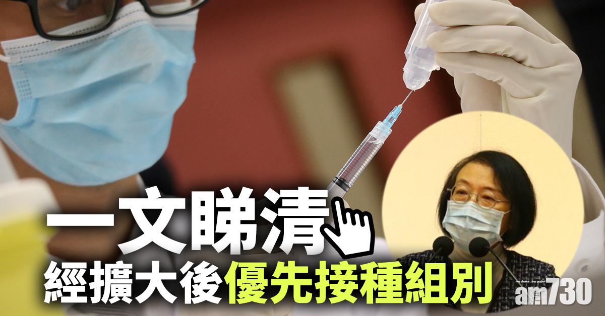 新冠疫苗｜一文睇清經擴大後優先接種組別