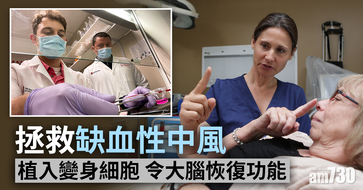 拯救中風丨美研將皮膚細胞重編成血管細胞 修復腦組織