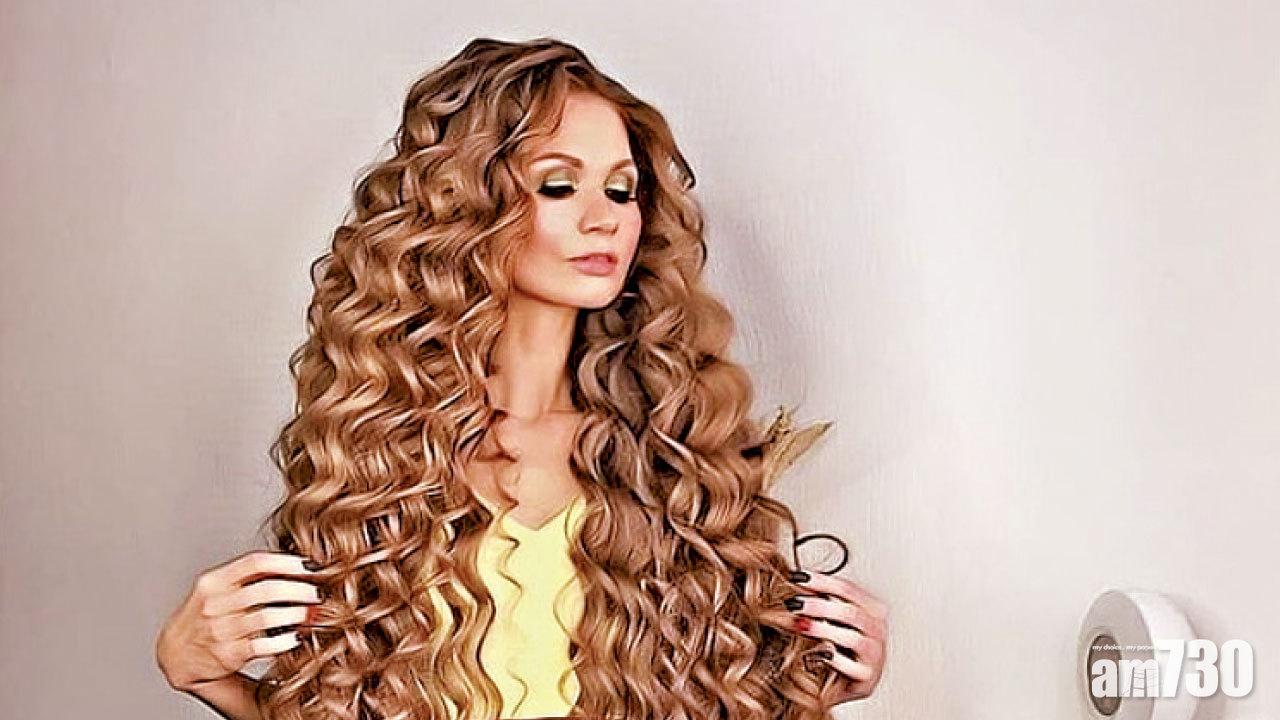 跟好友打賭 俄女留髮17年