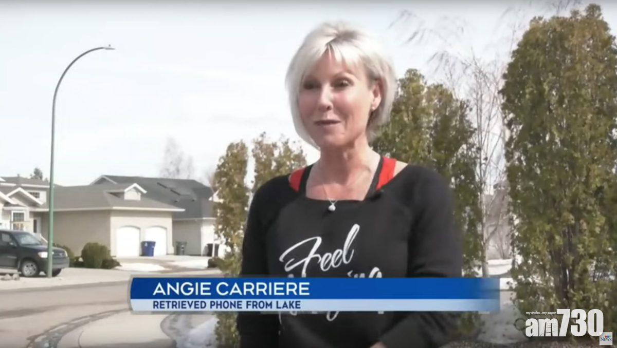 iPhone 11 Pro沉冰湖底30日 釣回後仍能使用