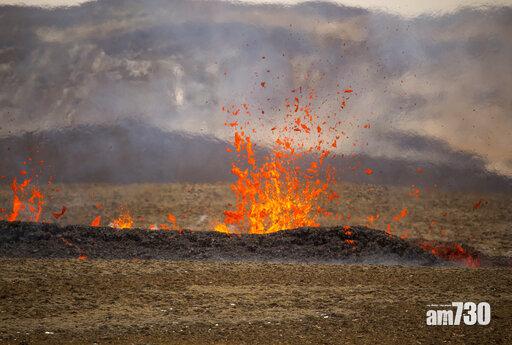 冰島火山爆發逾2周 新裂縫湧出岩漿