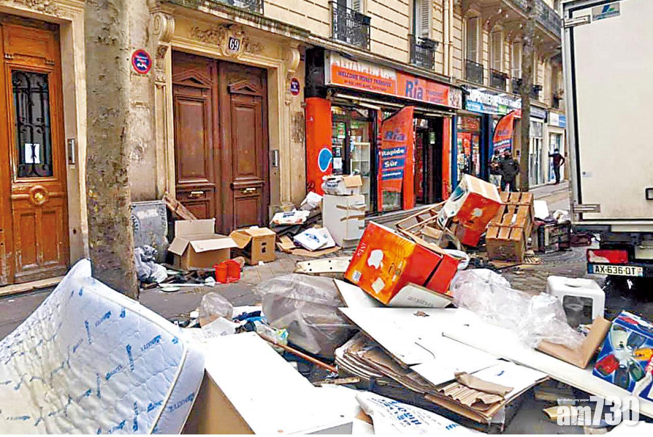 巴黎變垃圾崗 居民Twitter狂貼相抗議