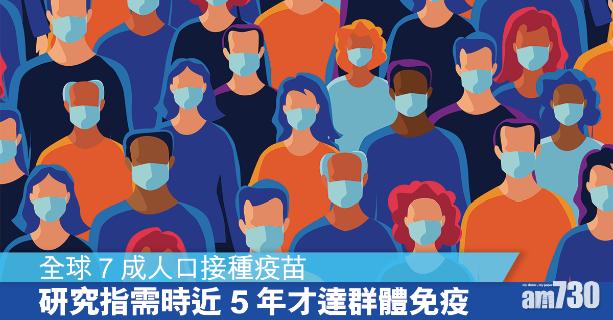 新冠疫苗丨全球群體免疫或需時4.6年