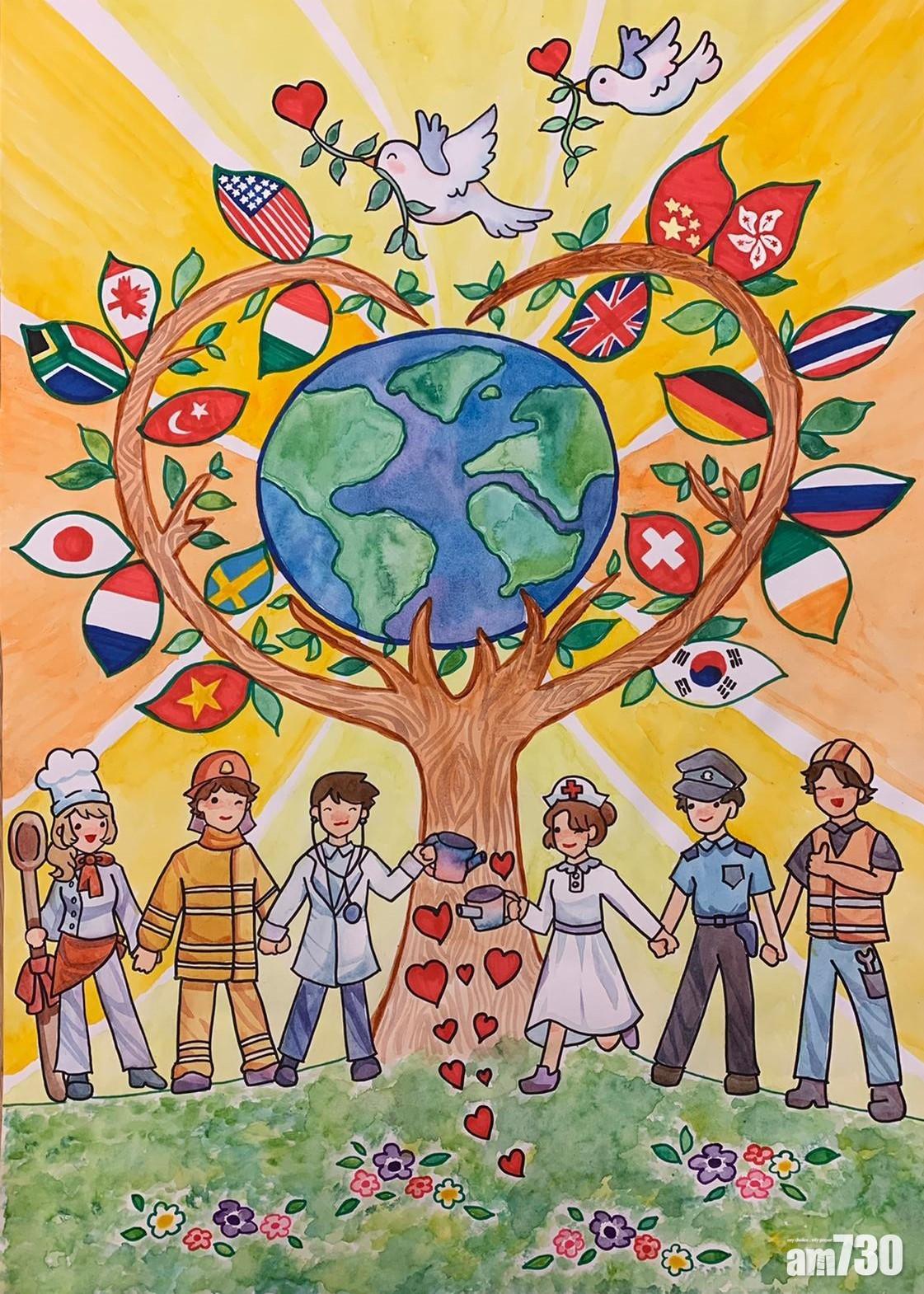 港生國際海報比賽港澳區奪冠 全球23優異作之一