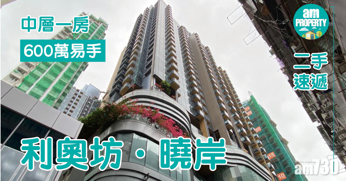 二手速遞｜利奧坊．曉岸中層一房600萬易手