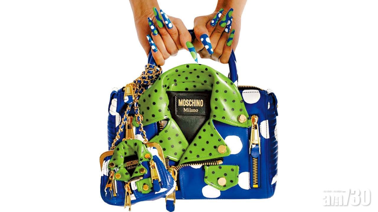 送給媽媽MOSCHINO 新色系Biker Bags