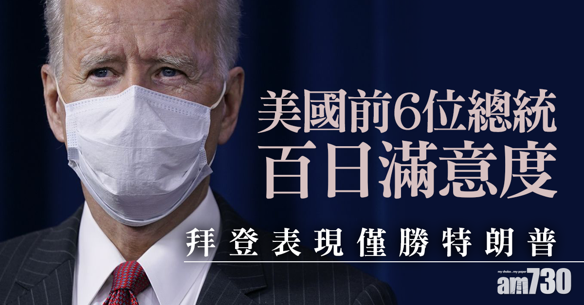 拜登上任將滿100天 民調顯示52%民眾滿意施政表現