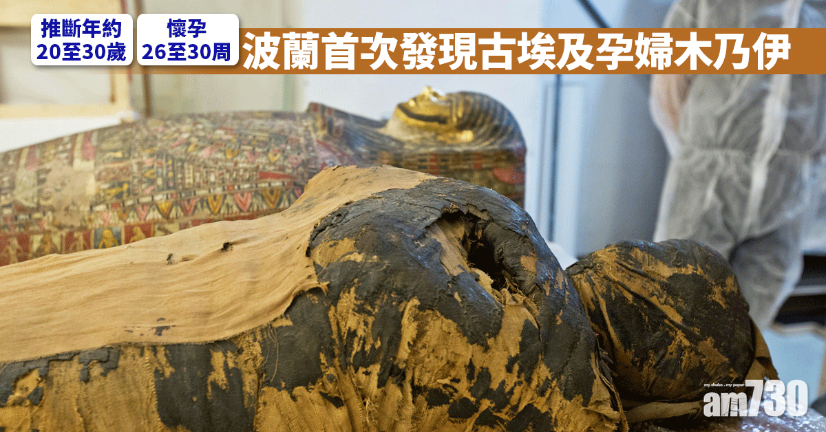 考古｜波蘭首次發現古埃及孕婦木乃伊 推斷生前懷孕6至7個月