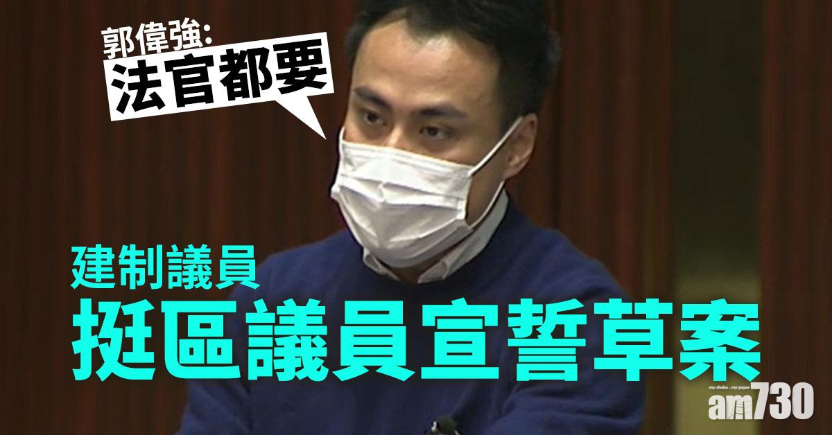 建制議員挺區議員宣誓草案　郭偉強：法官都要