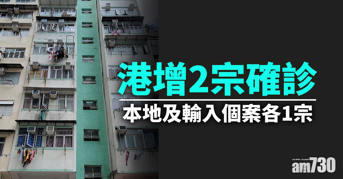 新冠肺炎｜港增2宗確診 本地輸入各1宗