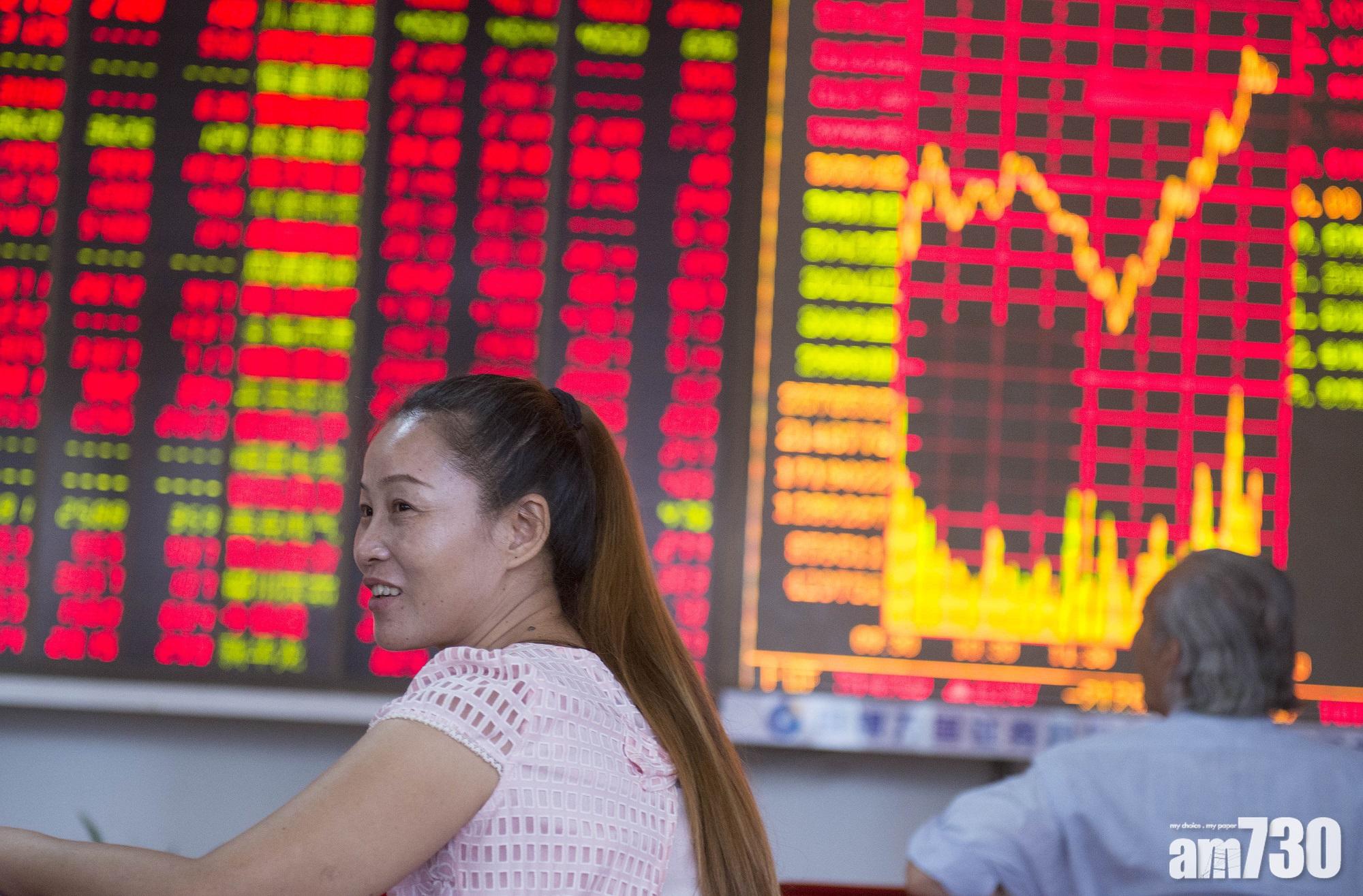 內地股市｜滬深股市走高 創指飆2.6%