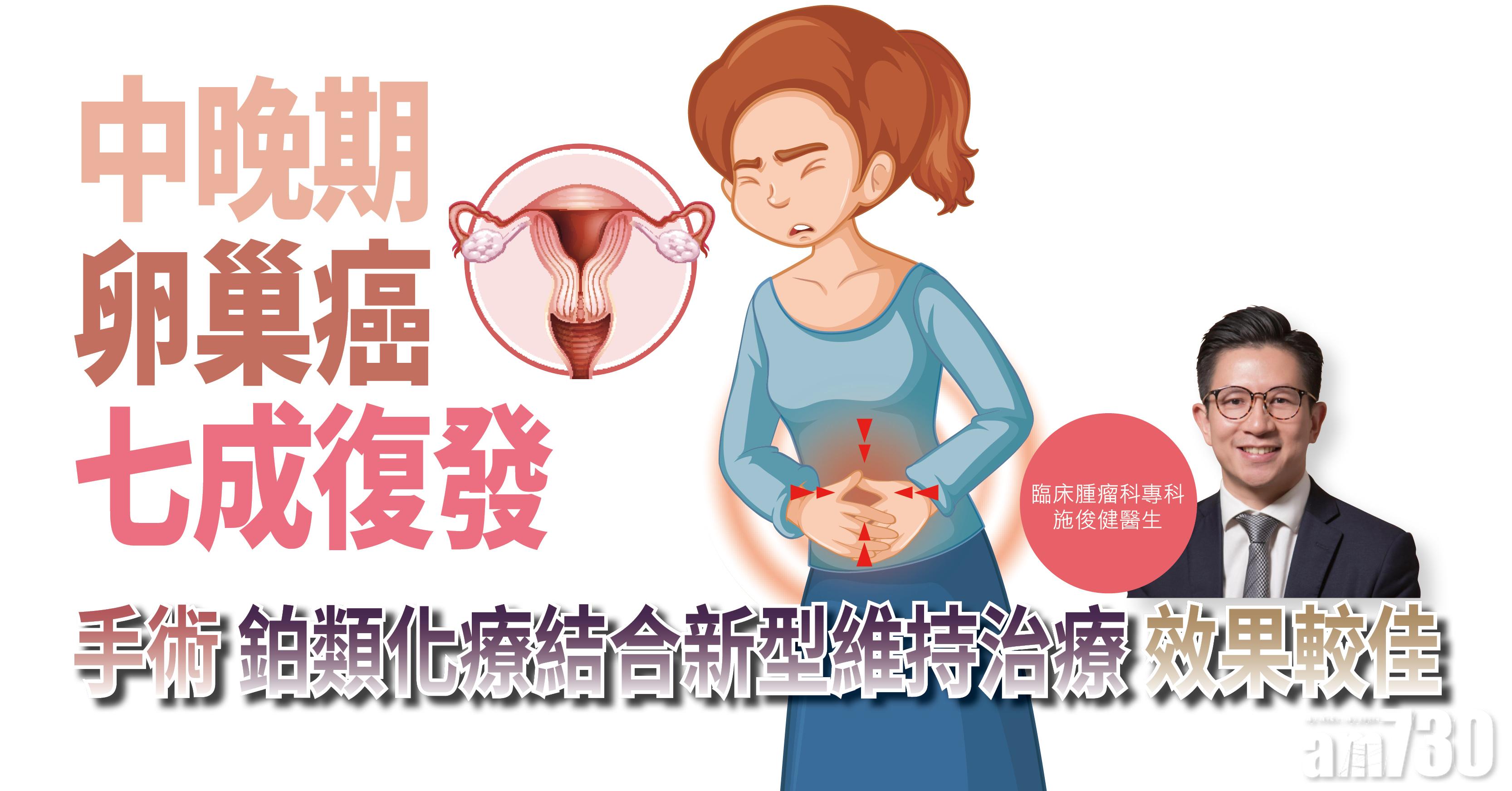 【健康解碼】中晚期卵巢癌七成復發 手術、鉑類化療結合新型維持治療 效果較佳